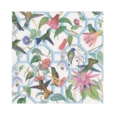 Caspari Lunch Serviette pro Stück Hummingbird trellis