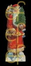 Lebkuchen Bild Weihnachtsmann mit Obstteller 7,5 cm
