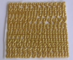 Wachs Schriften Buchstaben klein
