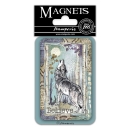 Stamperia Magnet 8 x 5.5 cm Wolf