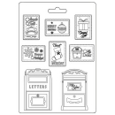 Stamperia Soft Mould A5 Letter and Stamps