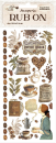 Stamperia Rub-on Coffee & Chocolate Caffé