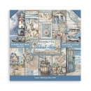 Stamperia 8 x 8 Inch Paper Pad Silent Sea
