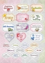 Reddy Cards Stanzbogen Schildchen Orchideen