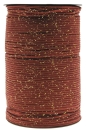 Thai Cord glitter 3 mm 400 Gramm braun / gold