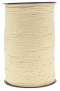 Thai Cord glitter 3 mm 400 Gramm creme / gold