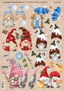 Reddy Cards 3D-Stanzbogen Weihnachtswichtel 1