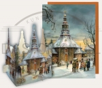 Tisch Adventskalender Seiffener Kirche