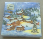 Ambiente Lunch Serviette 33 x 33 cm pro Stück Winter Village