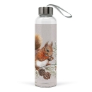 Ambiente Squirrel in Winter Glass Bottle Wasserflasche