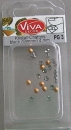 VIVA Decor Kristall-Chatons 25 Stück 4 mm black diamond