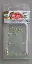 VIVA Decor Kristall-Chatons 40 Stück 3 mm peridot