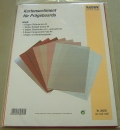 Kartonsortiment für Prägeboards rot rosé weiss