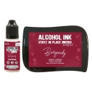 Couture Creations Stayz in Place Alcohol Ink Pearlescent Burgundy