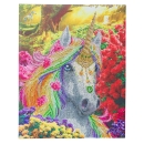 Craft Buddy CAK-A71 Framed Crystal Art Holzrahmen Unicorn Forest