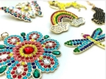 Craft Buddy CA-PDKT2 Crystal Art Pendant Kit of 6 Set mit 6 Anhängern