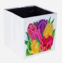 Craft Buddy Crystal Art Folding Storage Box Terrific Tulips