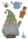 Craft Buddy CCST-108 Clear Stamp Transparente Stempel Spring Garden Gnome