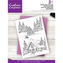 Crafters Companion Clear Stamp Transparenter Stempel Woodland Cottage