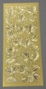Reddy Stickerbogen 10 x 23 cm Herbstblätter gold