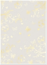 Reddy Cards Deko-Karton "Sommer" grau, gold-laminiert
