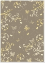 Reddy Cards Deko-Karton "Sommer" granit, gold-laminiert