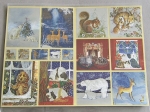 Dufex Stickerbogen Format A 4, Weihnachtstiere