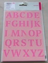 Efco Stencils DIN A 5 Buchstaben gross