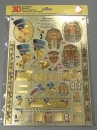 3D Metallgravur Stanzbogen  Ägypten
