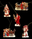 5 Geschenkanhänger mit goldener Kordel Weihnachten