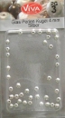 VIVA Glas Perlen Kugeln 4 mm silber 40 Stück
