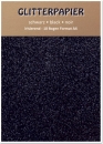 Reddy Cards Glitterpapier irisierend A4 schwarz