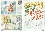 3D Stanzbogenset Franz Heigl Rosen, Mohn, Sonnenblumen