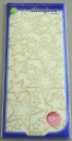 Stickerbogen 10 x 23 cm Flitter transparent Sterne Gold