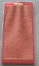 Stickerbogen 10 x 23 cm Aufkleber Prismatic Wellen rot