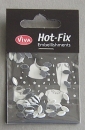 VIVA Decor Hot Fix Steine "spitz, oval, weiss" 4 x 8 mm