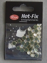 VIVA Decor Hot Fix Steine "transparent gold-eingefaßt" 6 mm