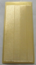 Stickerbogen gold Ränder fein