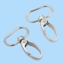 Karabiner-Haken 25 mm Schlaufe 2 Stück