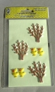Wachs 3 Palmzweige und 4 gelbe Küken