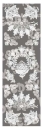 Reddy Cards Rubbeltransfer Klöppelspitze, creme Blumenornamente und Ecken 2