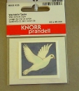 Knorr Prandell Wachsbild Taube 40 x 40 mm