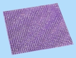 Hobbyfun Kristallmatte pflaume 10 x 10 cm