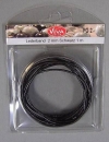 VIVA Lederband 1 Meter lang 2 Stück schwarz 2 mm