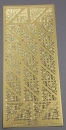Stickerbogen 10 x 23 cm Ecken klassisch gold