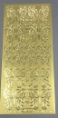 Stickerbogen 10 x 23 cm Schmetterlinge gold