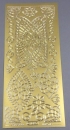 Stickerbogen 10 x 23 cm Aufkleber Blumen gold