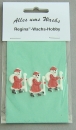 Regina Wachsbild 3 x Nikolaus klein ca. 3 cm