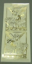Match It Sticker Flower Fairies transparent Candytuft gold