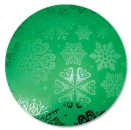 Mirri Christmas - Karton 270 gr Snowflakes emerald green